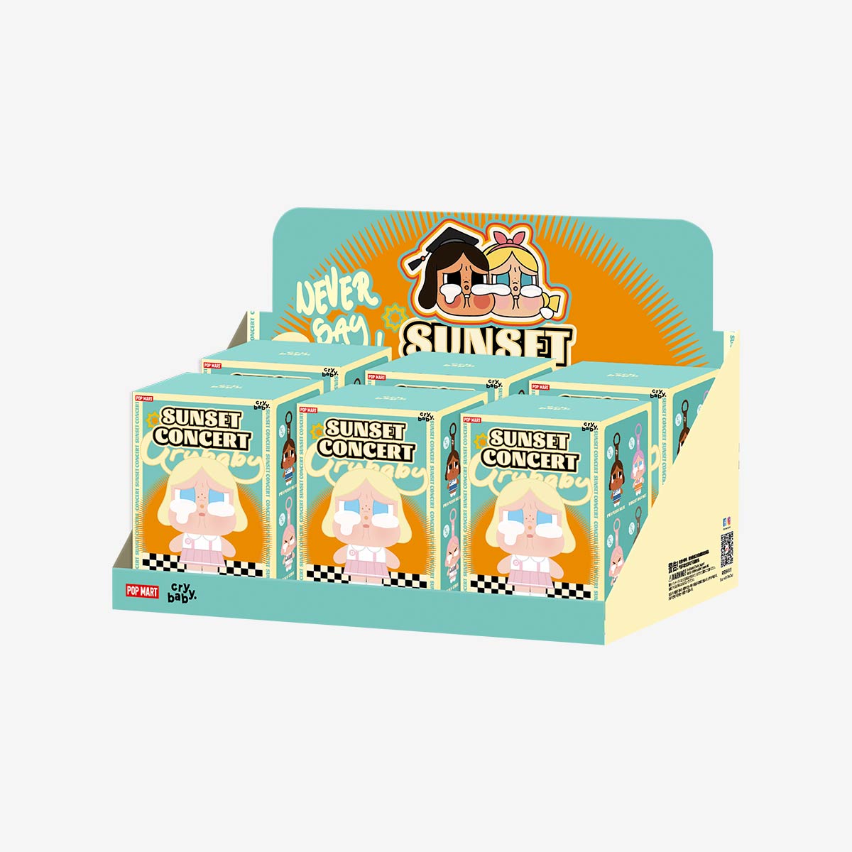 [IN STOCK] POPMART CRYBABY Sunset Concert Series - Plush Pendant Blind Box