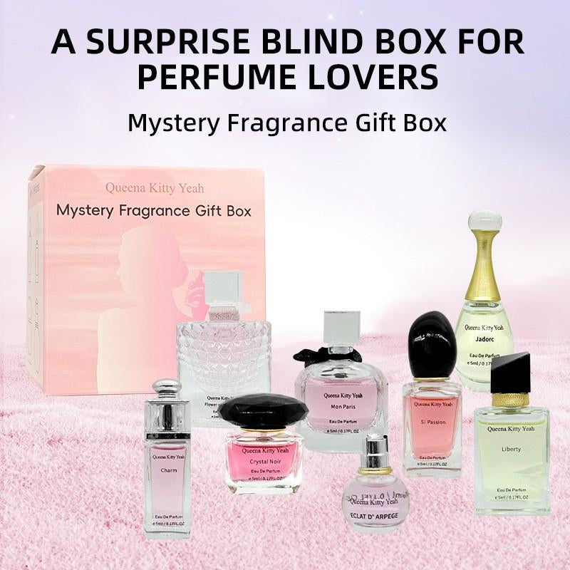 Mystery Scented Perfume Blind Box, Surprise Fragrance Samples 5ML, Perfect Gift for Valentine'S Day, Ramadan, Back-To-School Season