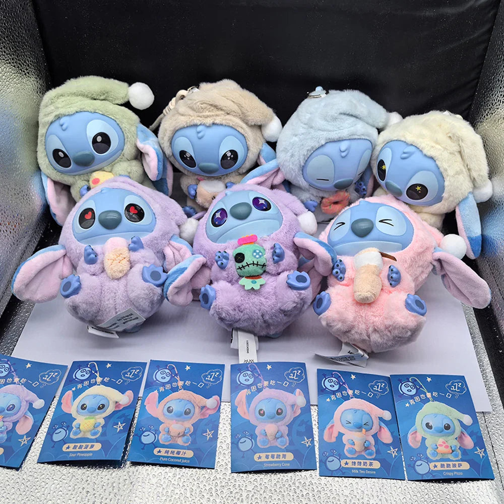 Blind Box Plush & Vinyl Mystery Doll Keychain - Cute Cartoon Pendant Bag Charm Collectible Gift