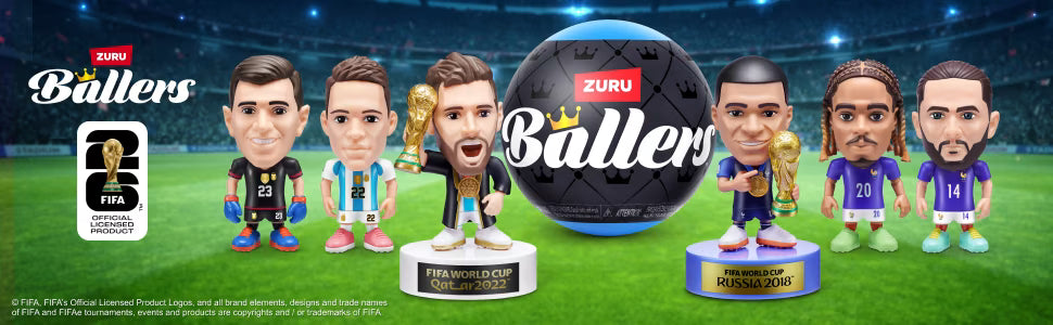 FIFA WORLD CUP 2026™ Ballers Series 1 Football Unboxing Toy for ALL Collectible by ZURU