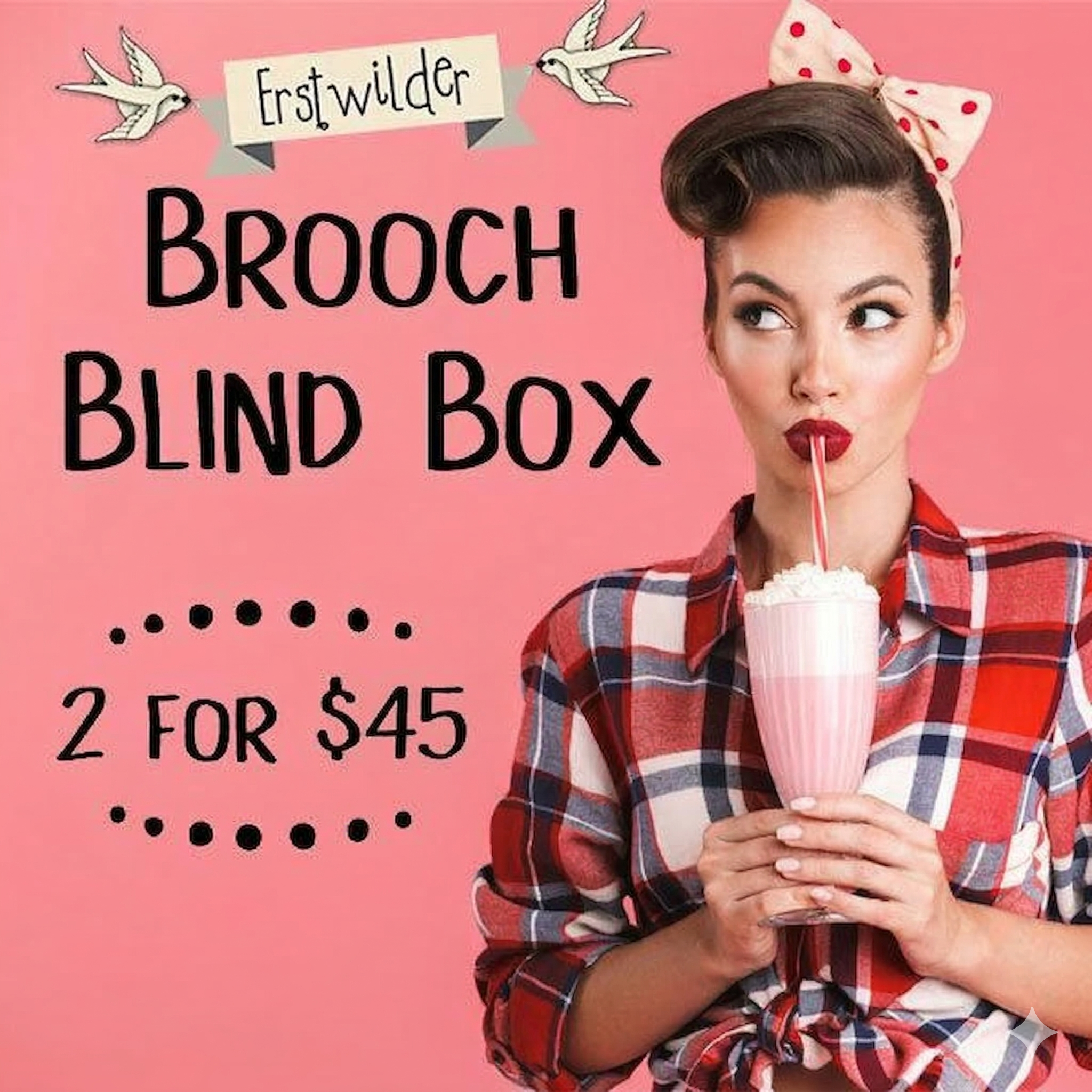 Erstwilder Brooch Blind Box 2 for $45