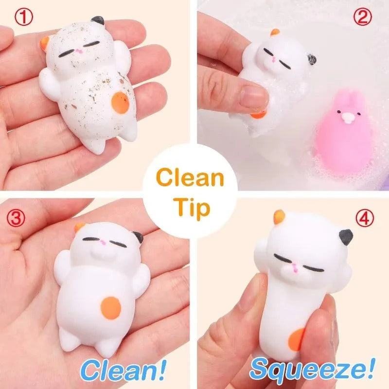 Mochi Squishy Toy Filled Easter Eggs | Mystery Animal Stress Relief Toys for Kids and Adults